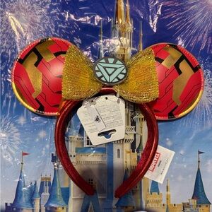 Disney Parks Marvel Iron Man Ears Headband